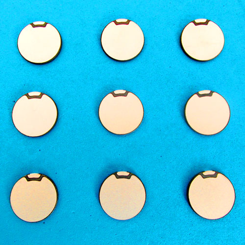 Piezoelektrische Keramikkristalle1MHz Ф28 × 2.0 Piezoceramics Hersteller